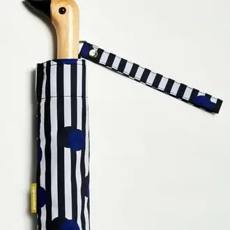 Duckhead UK Duckhead UK Compact Umbrella - Polka Stripe