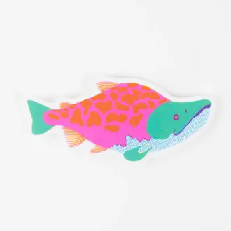 Porchlight Press Porchlight Sticker - Vibrant Salmon
