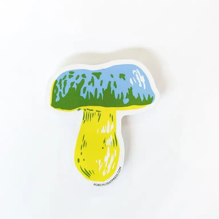 Porchlight Press Porchlight Sticker - Vibrant Bolete Mushroom