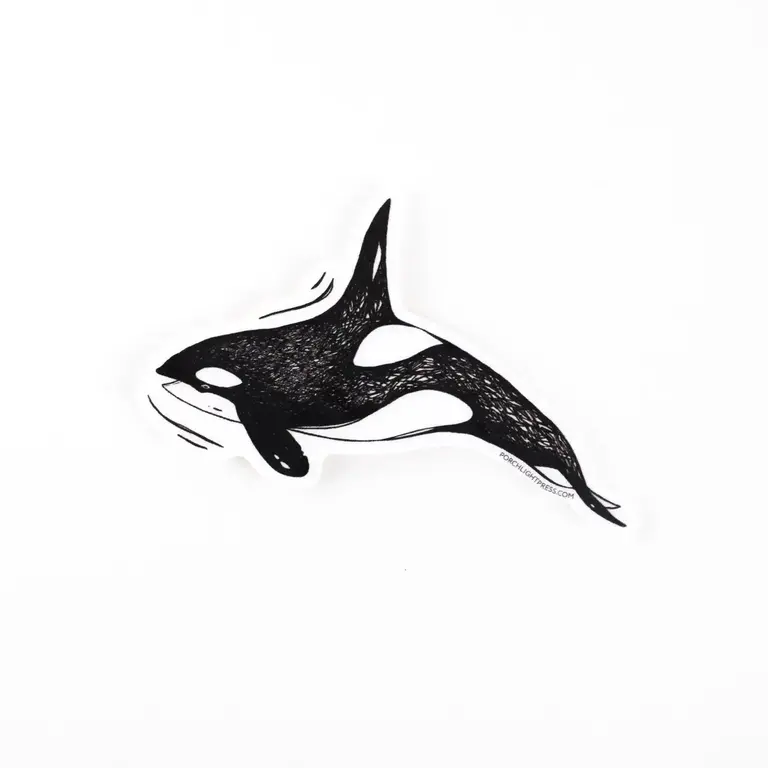 Porchlight Press Porchlight Sticker - Orca