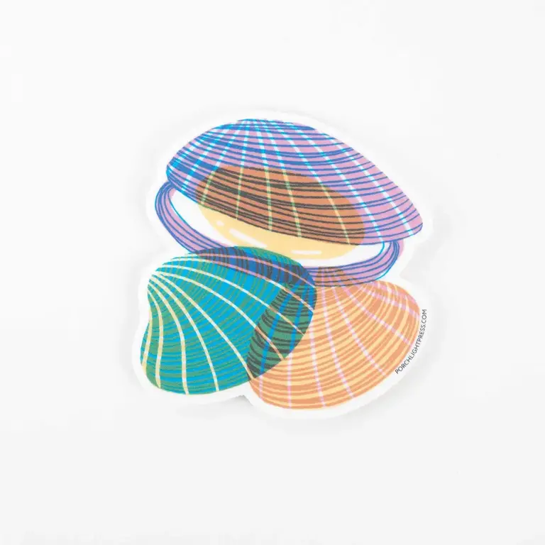 Porchlight Press Porchlight Sticker - Clams