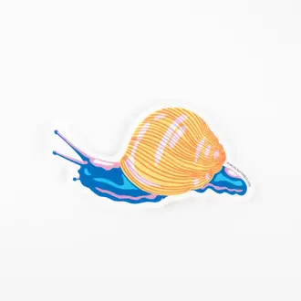 Porchlight Press Porchlight Sticker - Yellow Snail