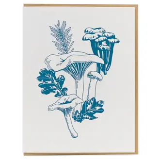Porchlight Press Porchlight Chanterelle Mushroom Card