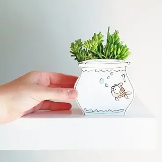 Julie Richard Julie Richard Fishbowl Planter