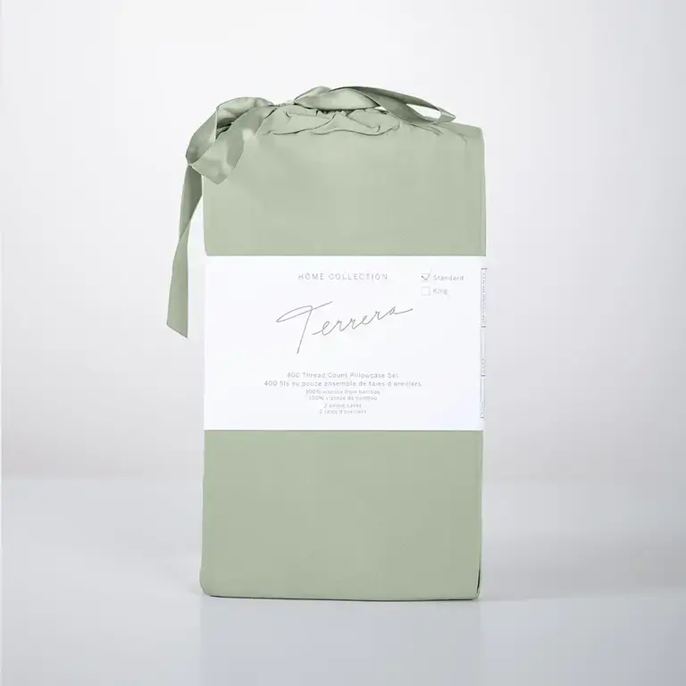 Terrera Terrera - Bamboo Pillowcase S/2 - Desert Sage