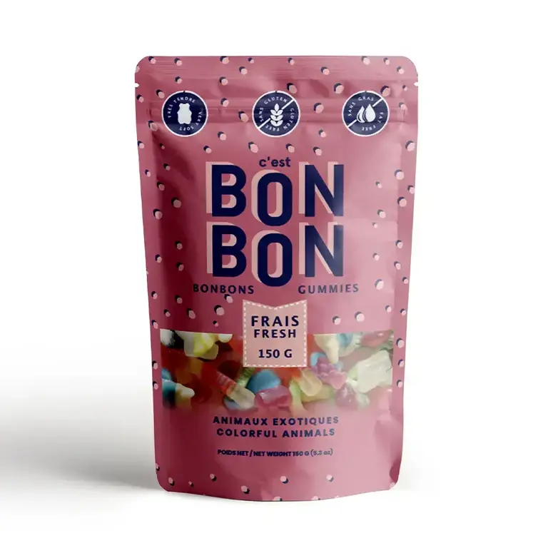 Boite a Bonbons Bonbon - Colourful Animals Gummies