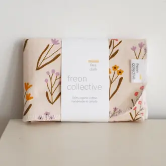 Freon Collective Freon Collective Organic Face Cloth - Cream Bouquets