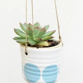 Camilla Engdahl Camilla Engdahl Small Dot Hanging Planter - Assorted Camilla Engdahl Camilla Engdahl Small Dot Hanging Planter - Assorted