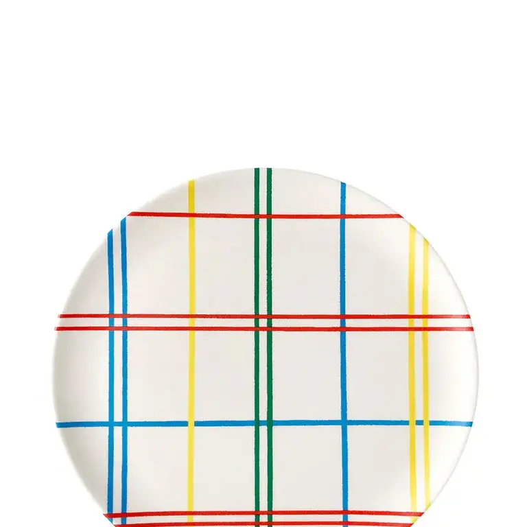 Xenia Taler Xenia Taler 8" Side Plate Plaid (Single)