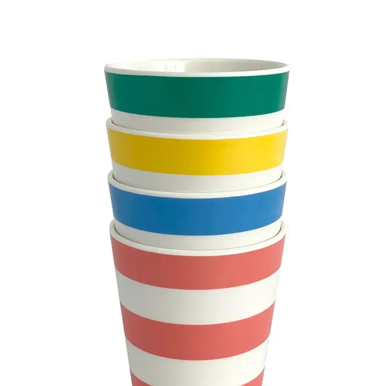 Xenia Taler Xenia Taler Tumblers Assorted Stripes S/4
