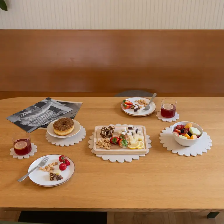 Graf Lantz Graf Lantz - Merino Wool Crest Trivet 8" - Feather