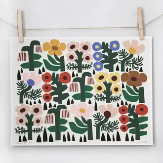 Leah Duncan Leah Duncan Flower Friends Art Print 8x10