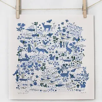 Leah Duncan Leah Duncan Garden Friends Art Print 10x10