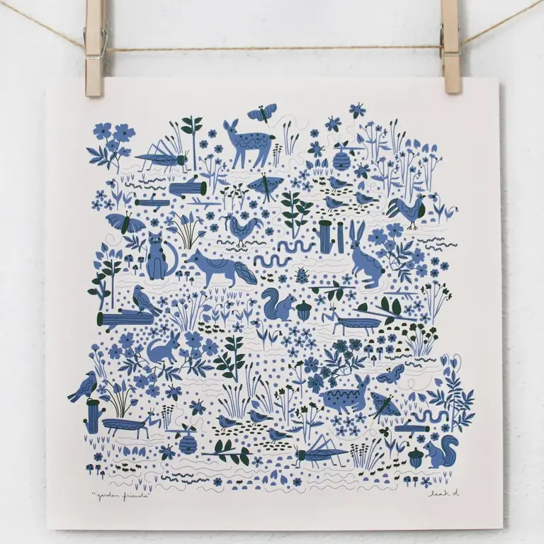 Leah Duncan Leah Duncan Garden Friends Art Print 10x10