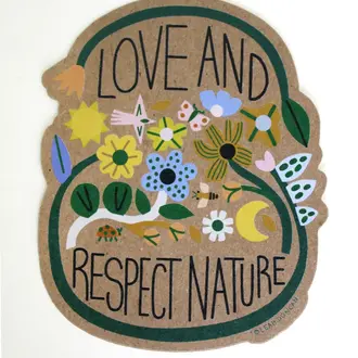 Leah Duncan Leah Duncan Love And Respect Nature Sticker