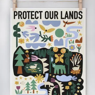 Leah Duncan Leah Duncan Protect Our Lands Art Print 11x14