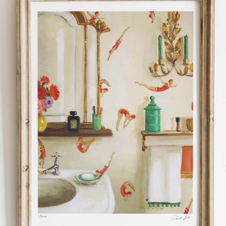 Janet Hill Janet Hill Divers Print 8.5x11 Unframed