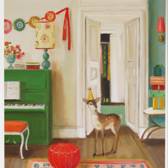 Janet Hill Janet Hill For He's A Jolly Good Fellow Print 8.5x11 Unframed