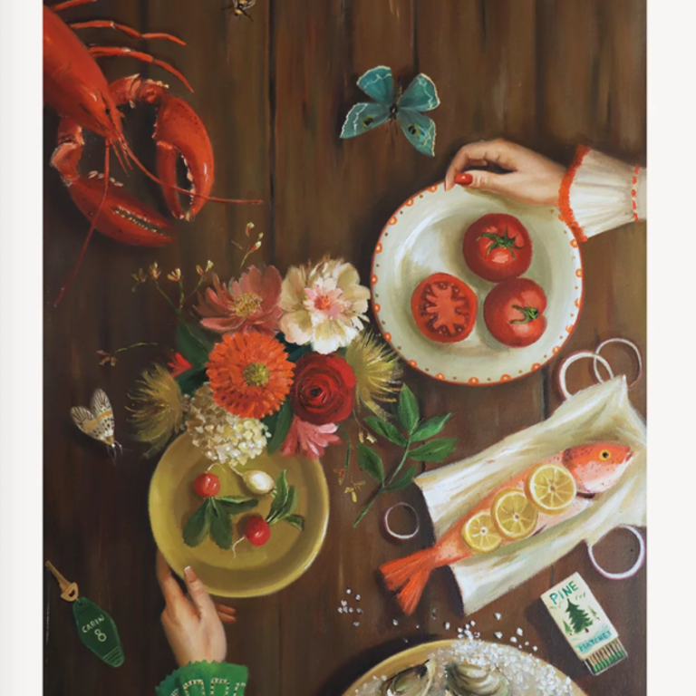 Janet Hill Janet Hill Summer Without A Screen Door Print 13x19 Unframed