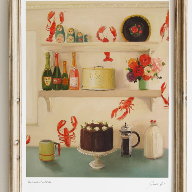 Janet Hill Janet Hill The Devil's Food Cake Print 8.5x11 Unframed