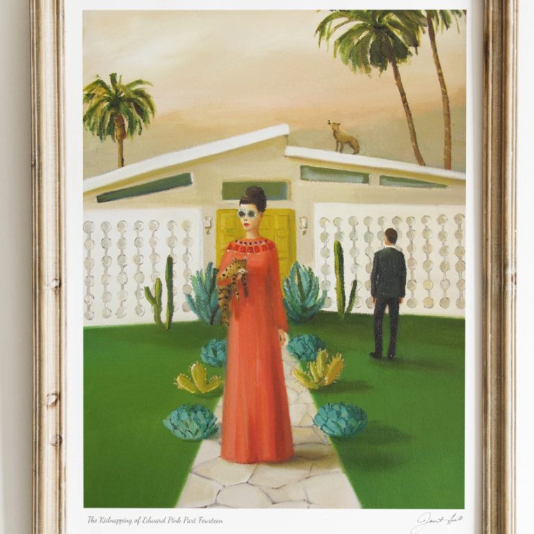 Janet Hill Janet Hill The Kidnapping Of Edward Pink Part Print 14 13x19 Unframed