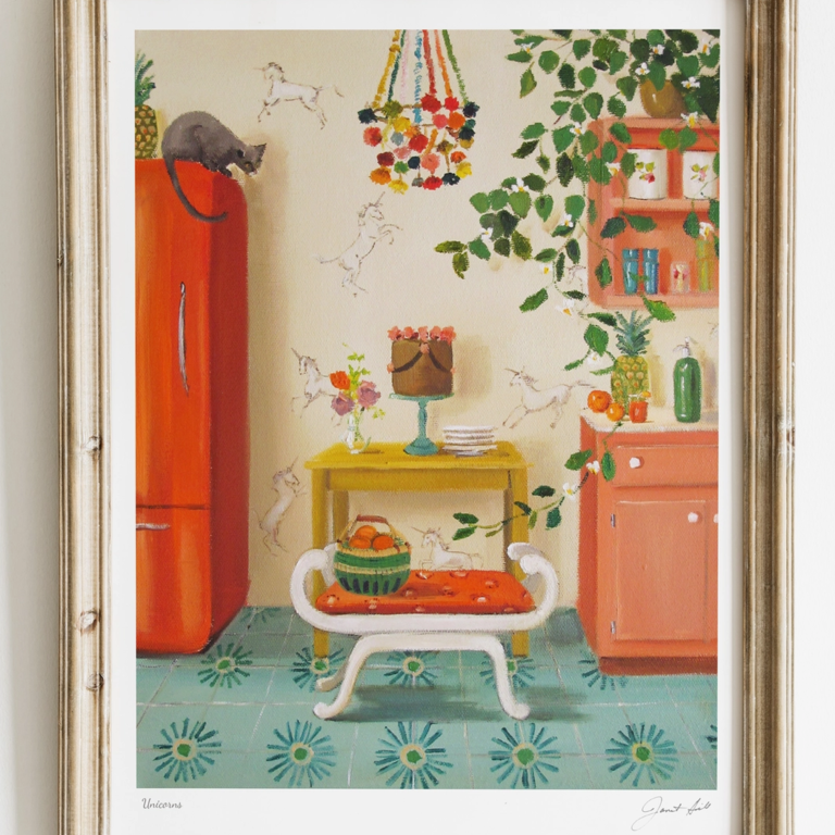 Janet Hill Janet Hill Unicorns Print 8.5x11 Unframed