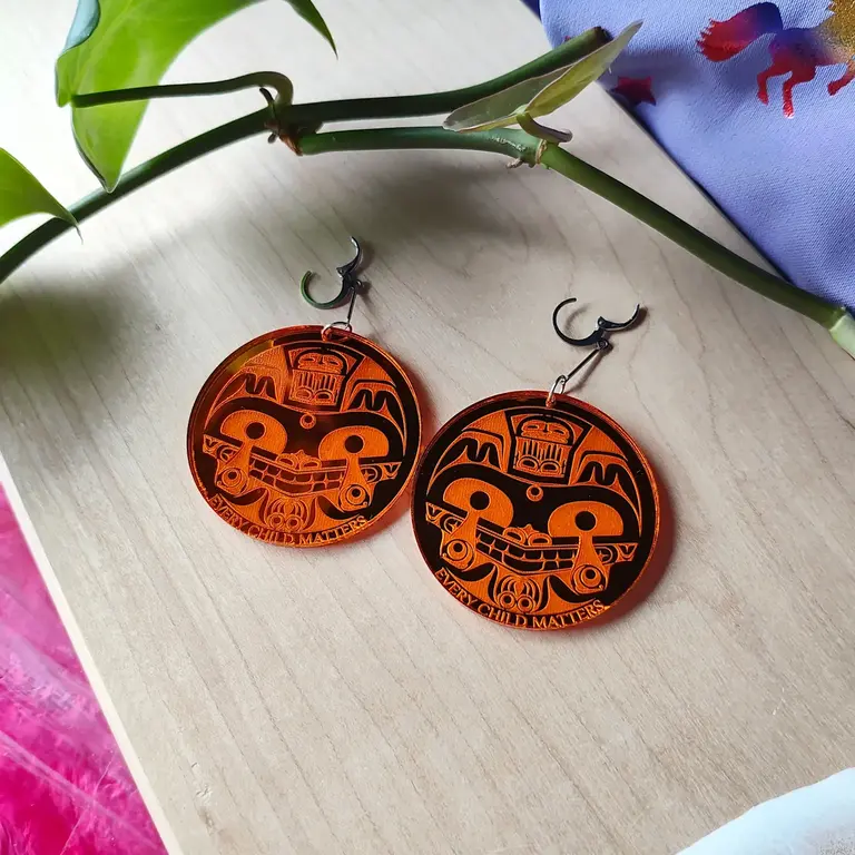 Smoll Raven Smoll Raven Every Child Matters Bear Mother Earrings