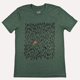 Westcoastees Westcoastees - Men's Forest Camping Tshirt