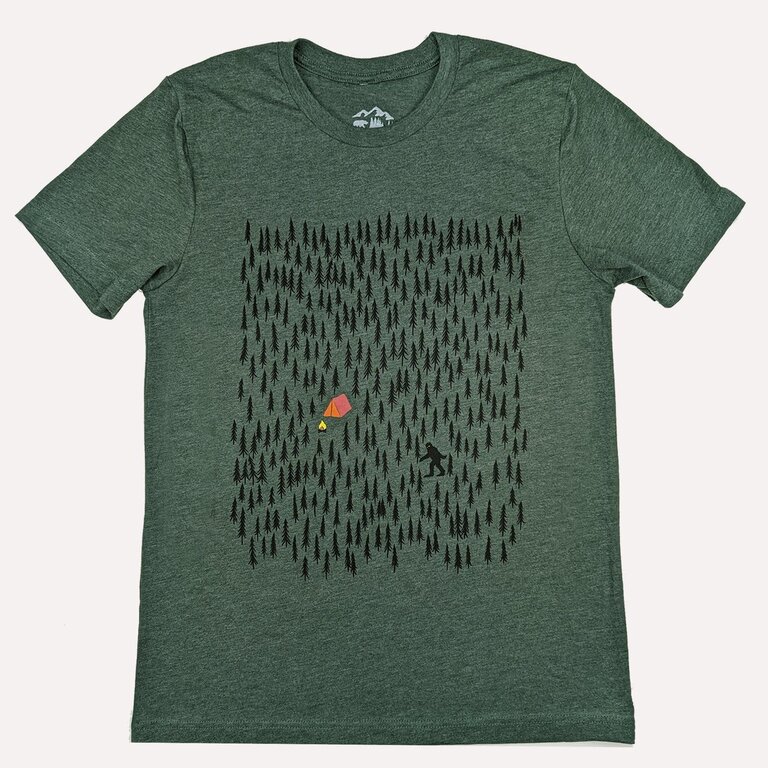 Westcoastees Westcoastees - Men's Forest Camping Tshirt