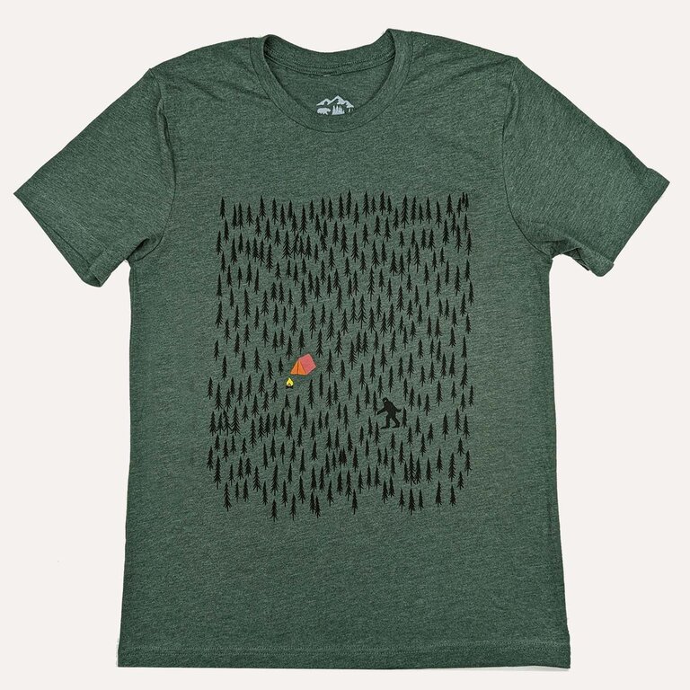 Westcoastees Westcoastees - Men's Forest Camping Tshirt