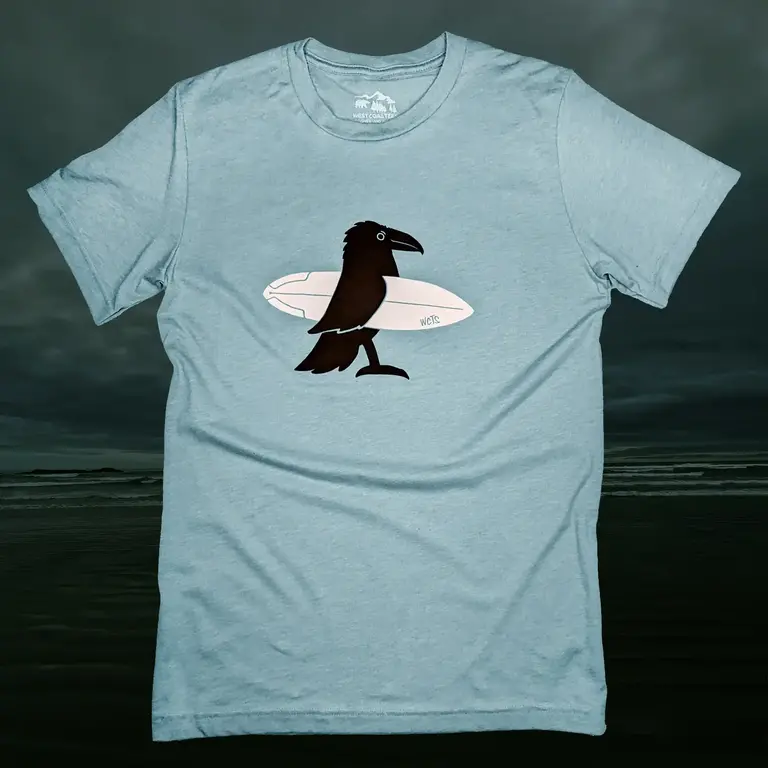 Westcoastees Westcoastees - Men's Surf Raven Tshirt