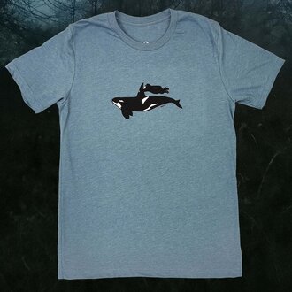 Westcoastees Westcoastees - Men's Orca Ride Tshirt