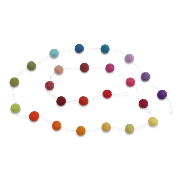 EGS EGS Fair Trade Felt Ball Garland