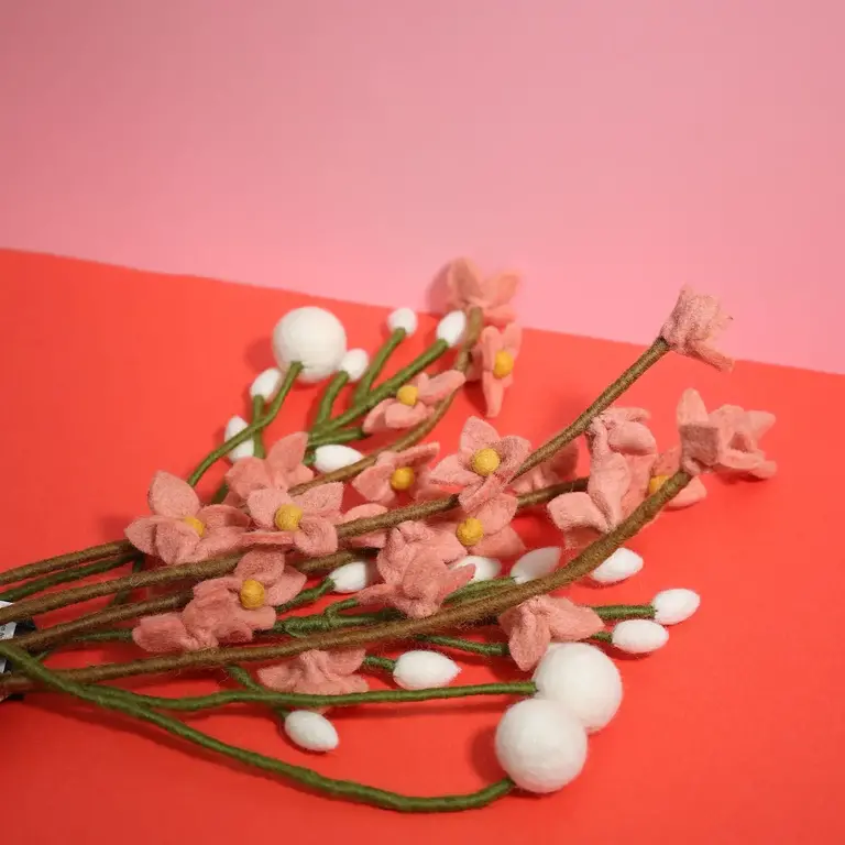 EGS EGS  Dusty Red Flowers On Stalk