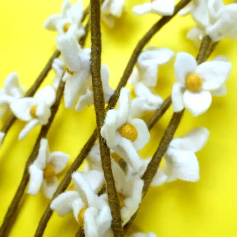 EGS EGS  White Flowers On Stalk