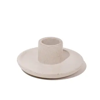 Ebb & Flow E&F  Mesa Taper Holder - Stone