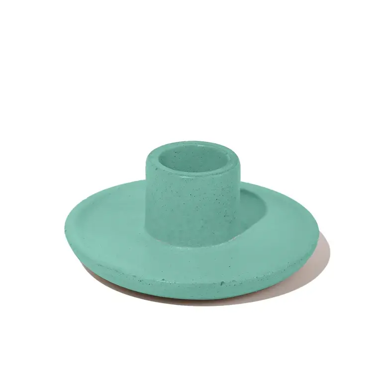 Ebb & Flow E&F Mesa Taper Holder - Sea Green