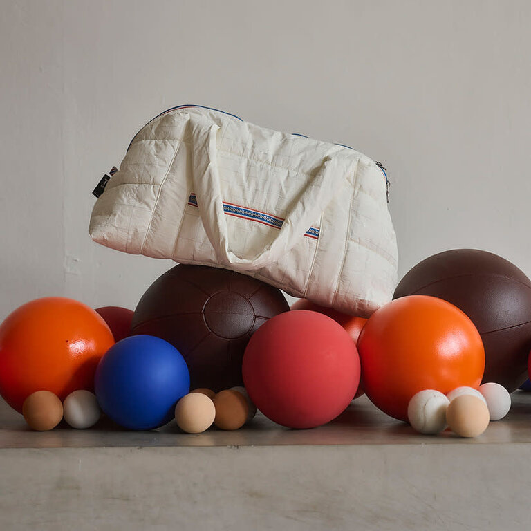 RGR RGR Puffy Sports Bag Tyvek White