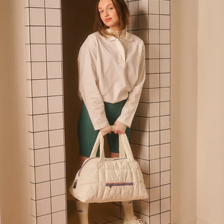 RGR RGR Puffy Sports Bag Tyvek White