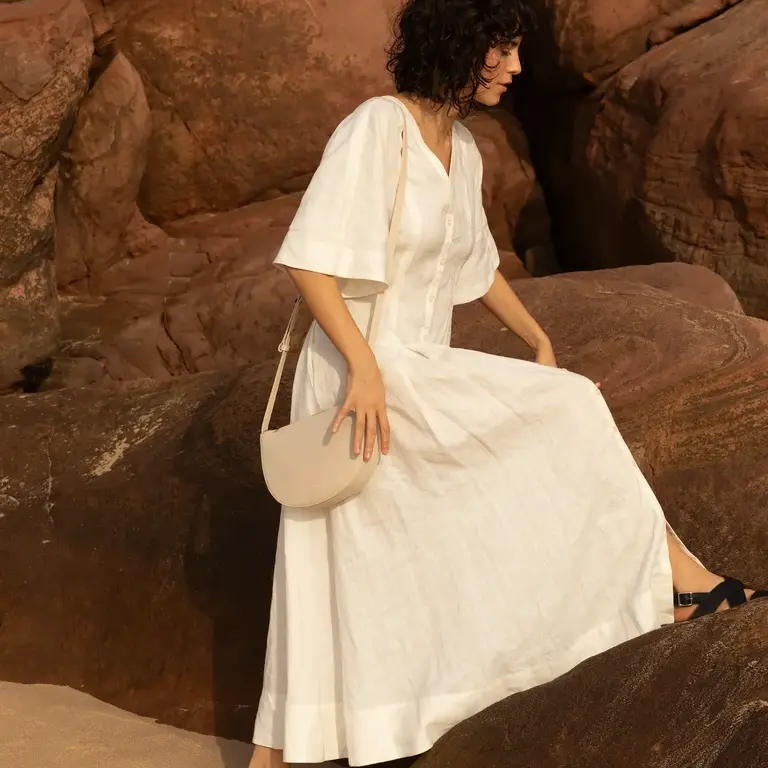 RGR RGR Farou Half Moon Bag Stone
