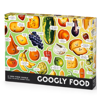 Raincoast Books Raincoast - Googly Food Puzzle 1000 piece Raincoast Books Raincoast - Googly Food Puzzle 1000 piece