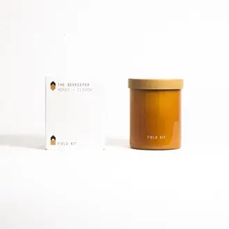 Field Kit Field Kit Glass Candle - The Beekeeper