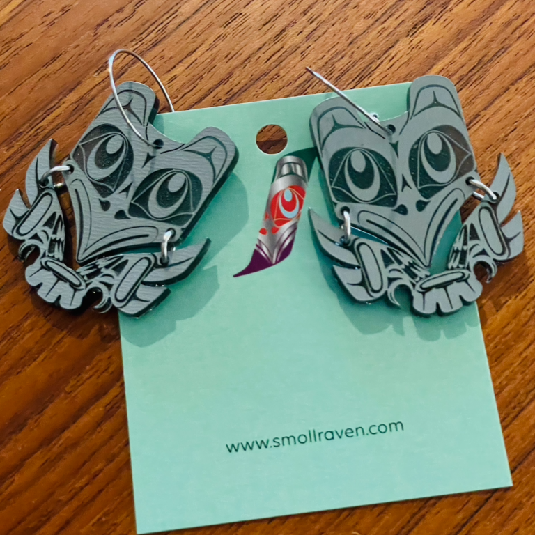 Smoll Raven Smoll Raven Raven Dance Earrings Black Mirror