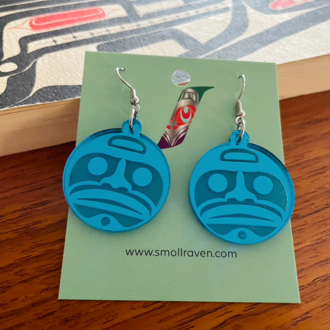 Smoll Raven Smoll Raven Blue Moon Earrings