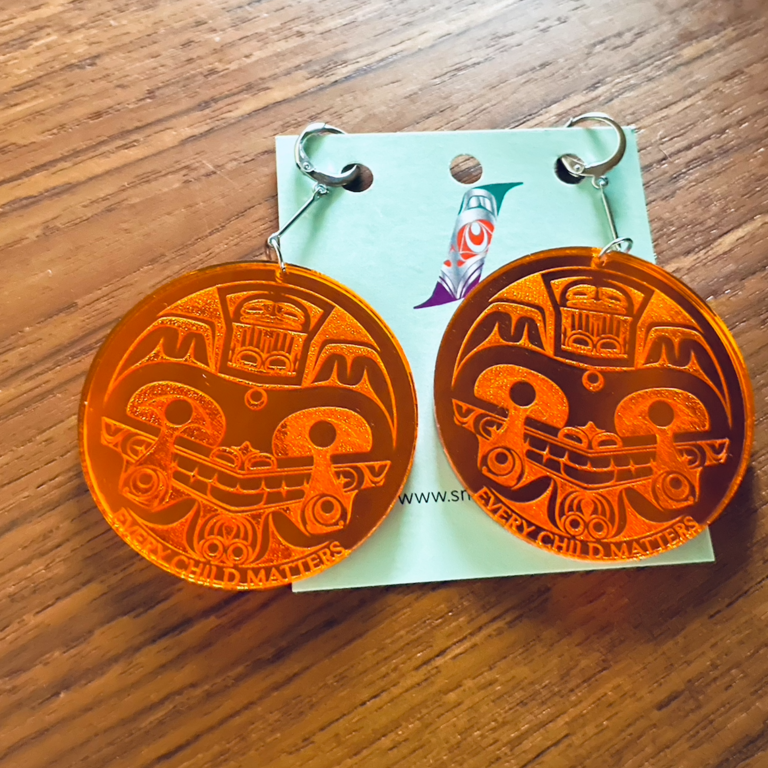 Smoll Raven Smoll Raven Every Child Matters Bear Mother Earrings