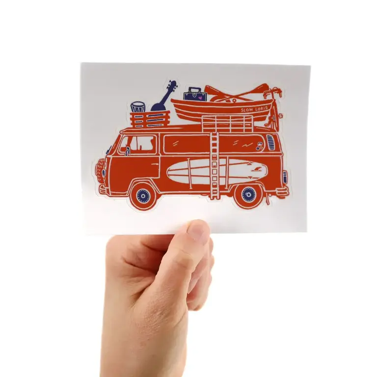 Slow Loris Slow Loris Road Trip Bus Sticker