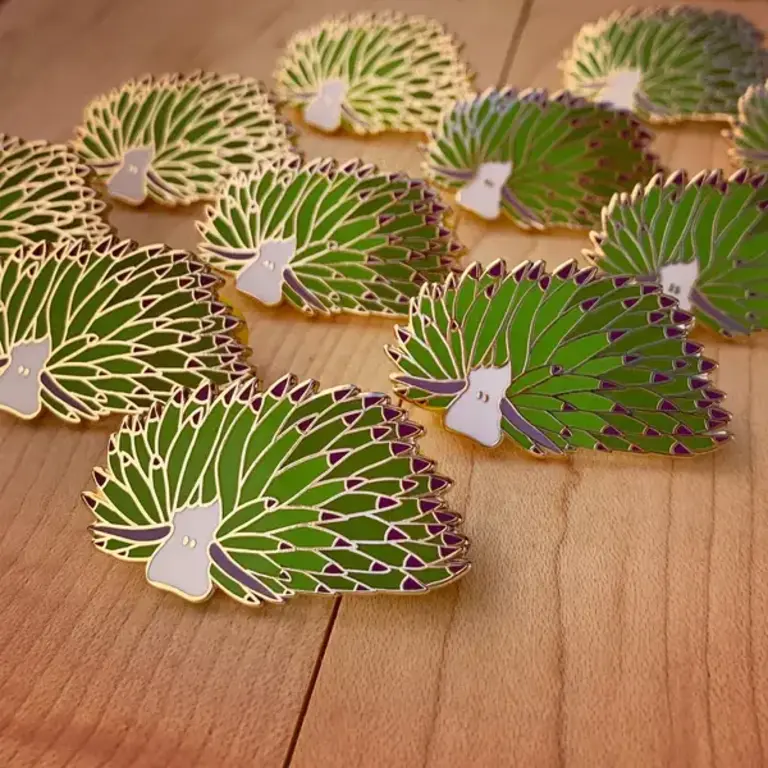 Owl & Bear Owl & Bear Leaf Sheep Sea Slug Enamel Pin