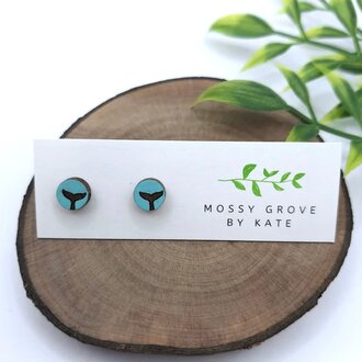 Mossy Grove Mossy Grove Whale Tale Studs - Assorted