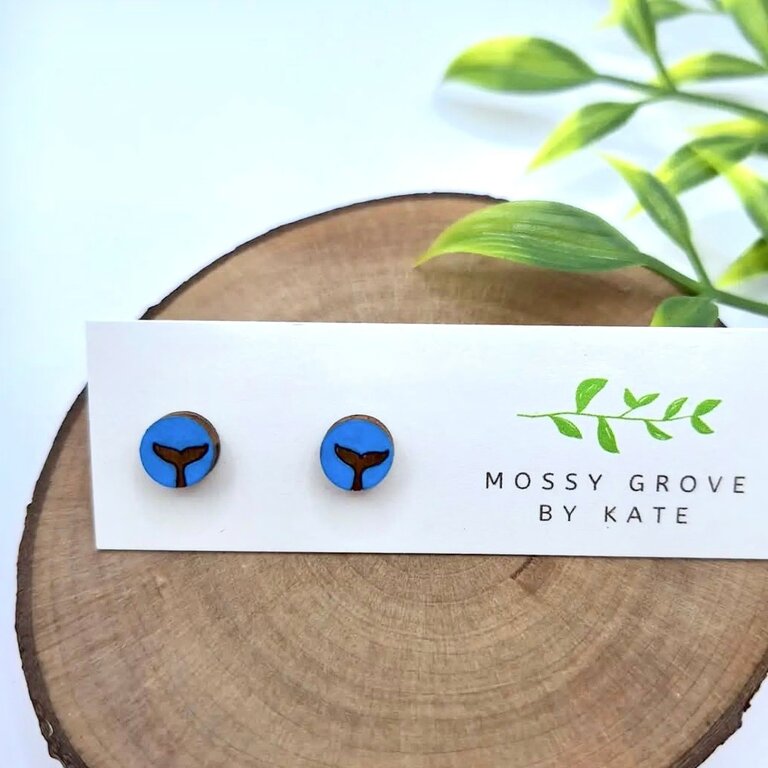 Mossy Grove Mossy Grove Whale Tale Studs - Assorted