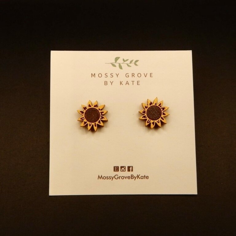Mossy Grove Mossy Grove Sunflower Studs